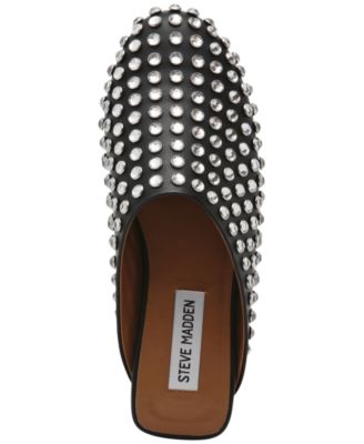 Steve madden GLIMMER フラットシューズ GLIMMER Rhinestones Women's Slip-On Flat – Steve Madden