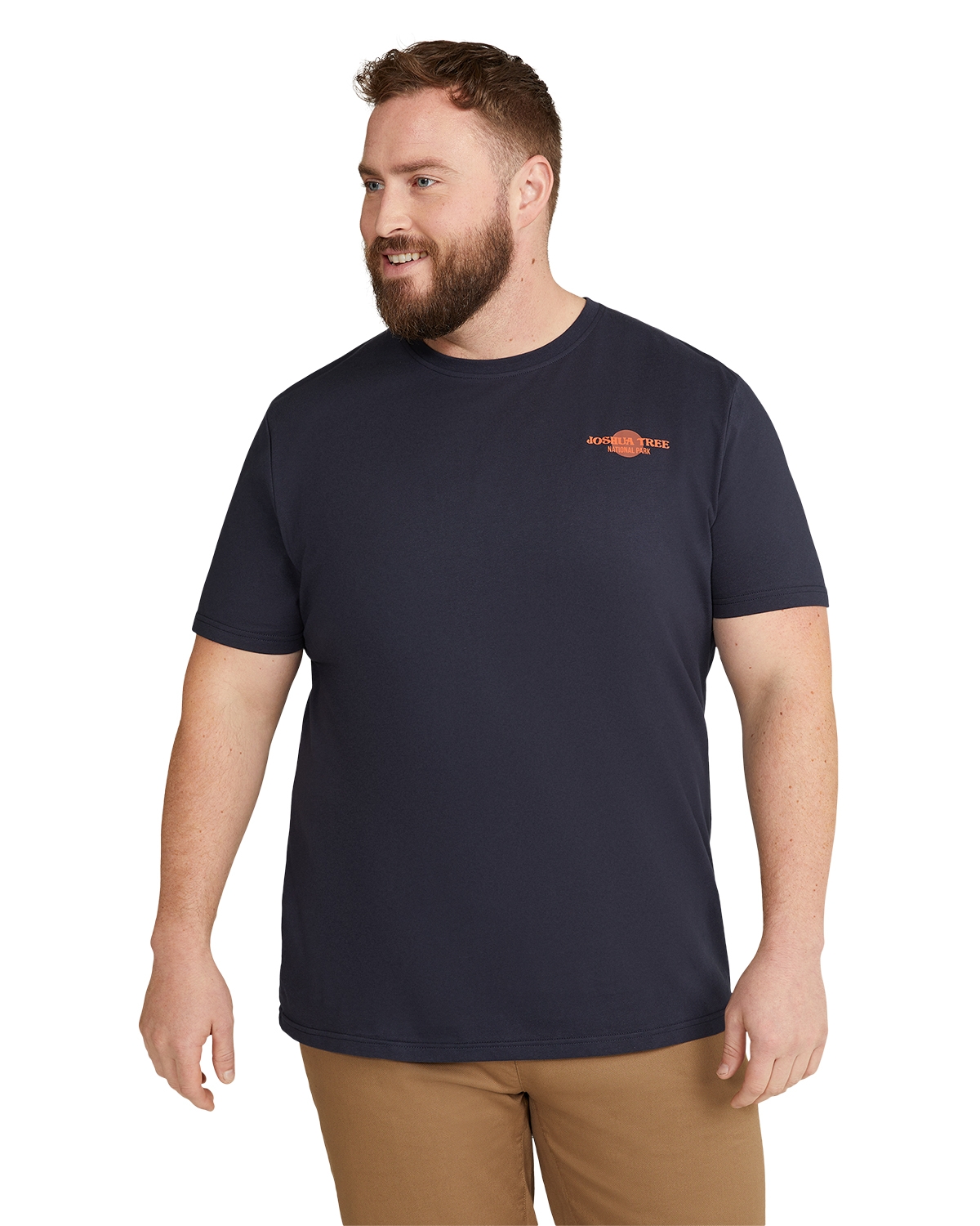 Big & Tall Joshua Crew Neck Tee - Navy