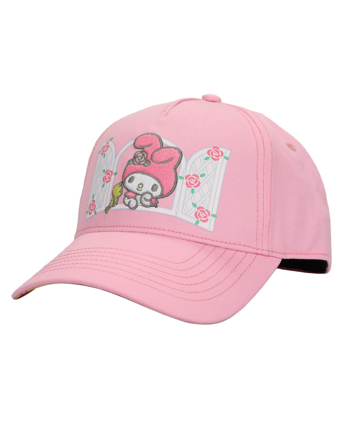 Character In Window Women's Pink Baseball Cap - Pink