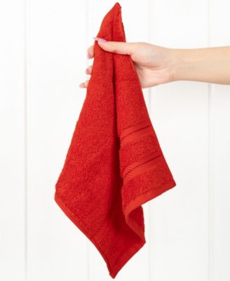 Edison Luxury 100% Turkish Cotton 4-Piece Washcloth Set