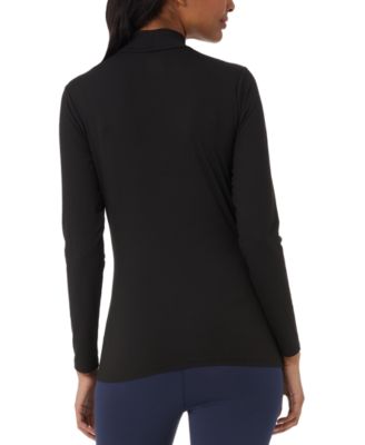 Women's Long-Sleeve Mock-Neck Top 