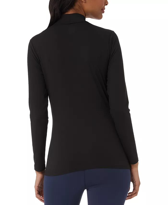 Women's Long-Sleeve Mock-Neck Top - thumbnail 2