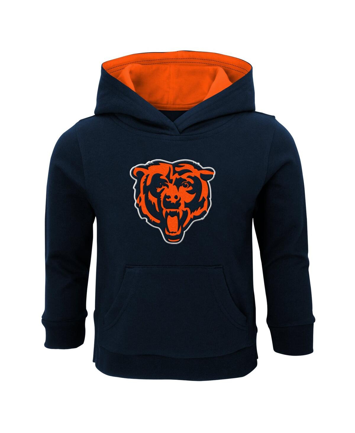 Shop Outerstuff Toddler Navy Chicago Bears Prime Pullover Hoodie