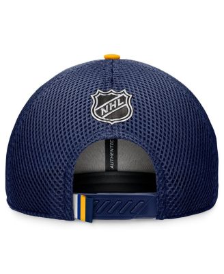 Men's Navy St. Louis Blues 2024 NHL Draft on Stage Trucker Adjustable Hat