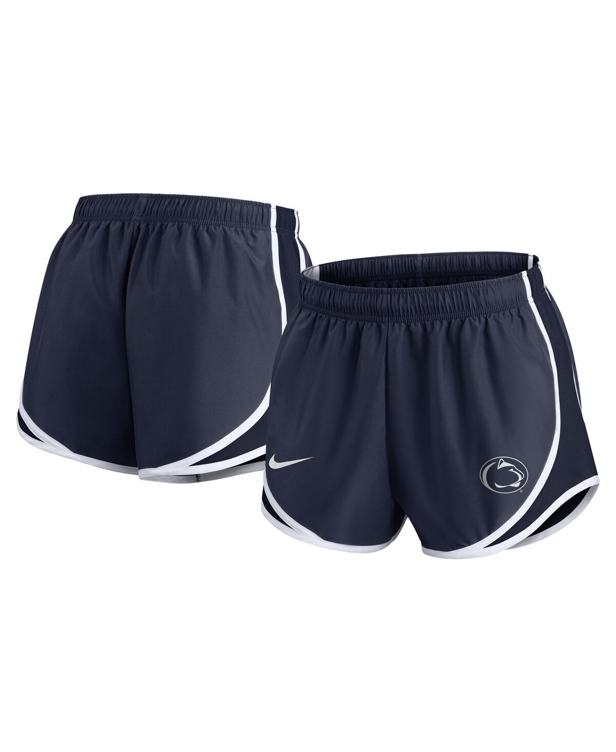 Nike Women's Navy Penn State Nittany Lions Primetime Tempo Performance Shorts In Navy