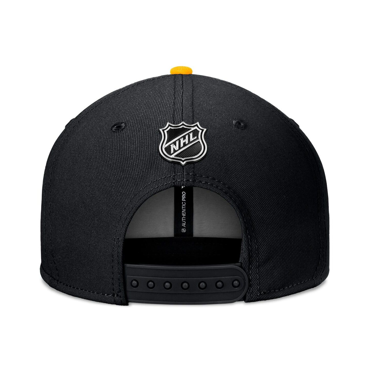 Мужская кепка Fanatics Black Boston Bruins 2024 NHL Draft Snapback Hat — фото 3