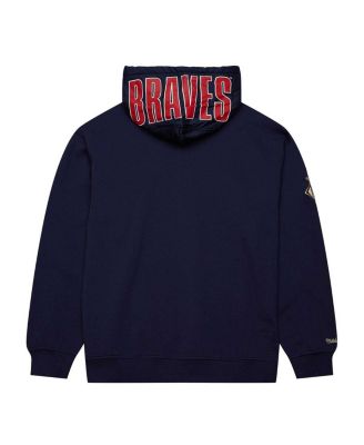 Men's Navy Atlanta Braves Team OG 2.0 Current Logo Pullover Hoodie
