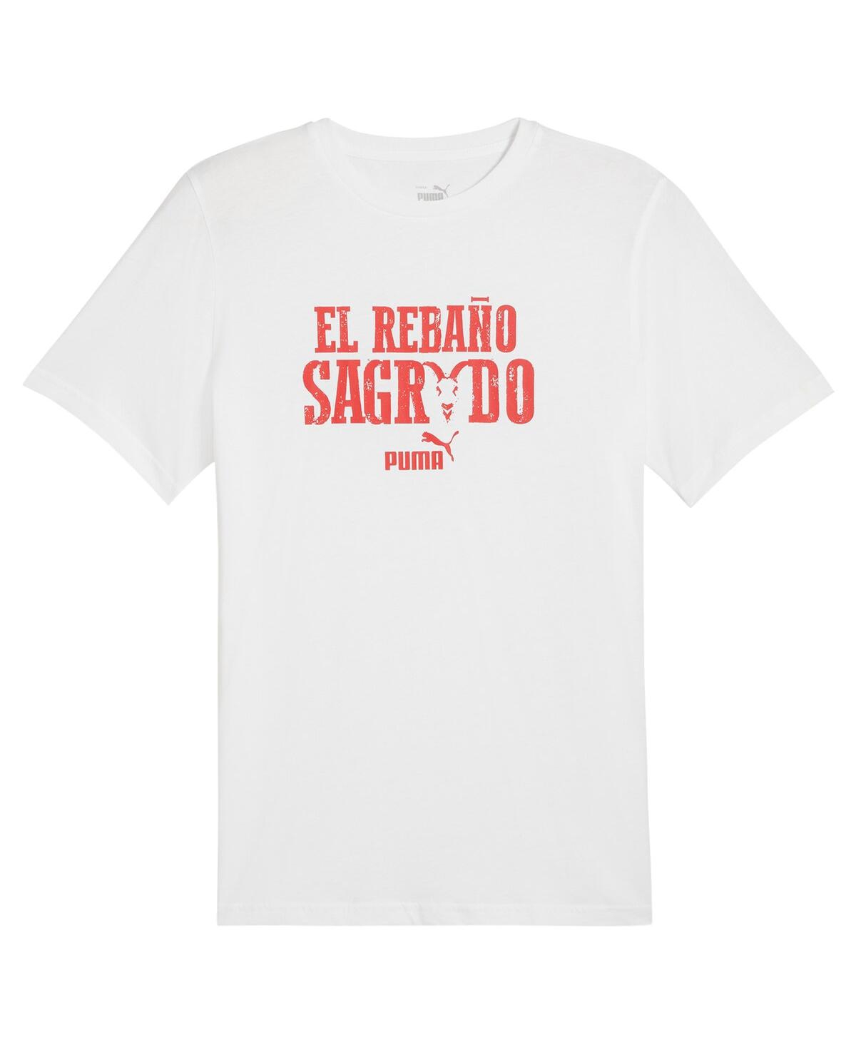 Puma Men's White Chivas Ftblculture T-shirt In White