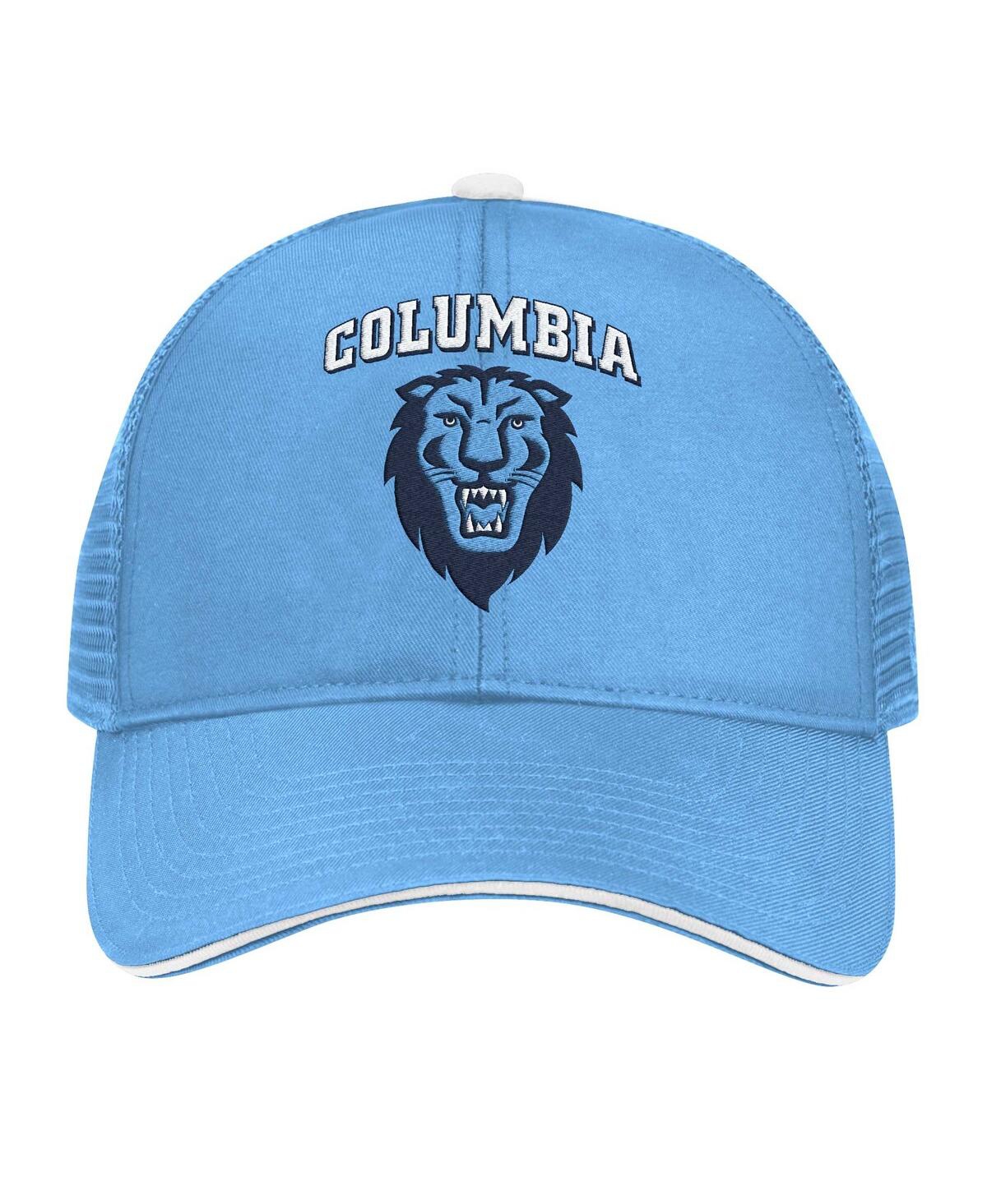 Colosseum Men's Light Blue Columbia University Wyatt Primary Team Trucker Adjustable Hat In Light Blue