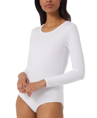 Women's Scoop-Neck Long-Sleeve Bodysuit