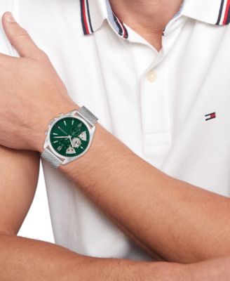 Men's Multifunction Silver Stainless Steel 43.5mm