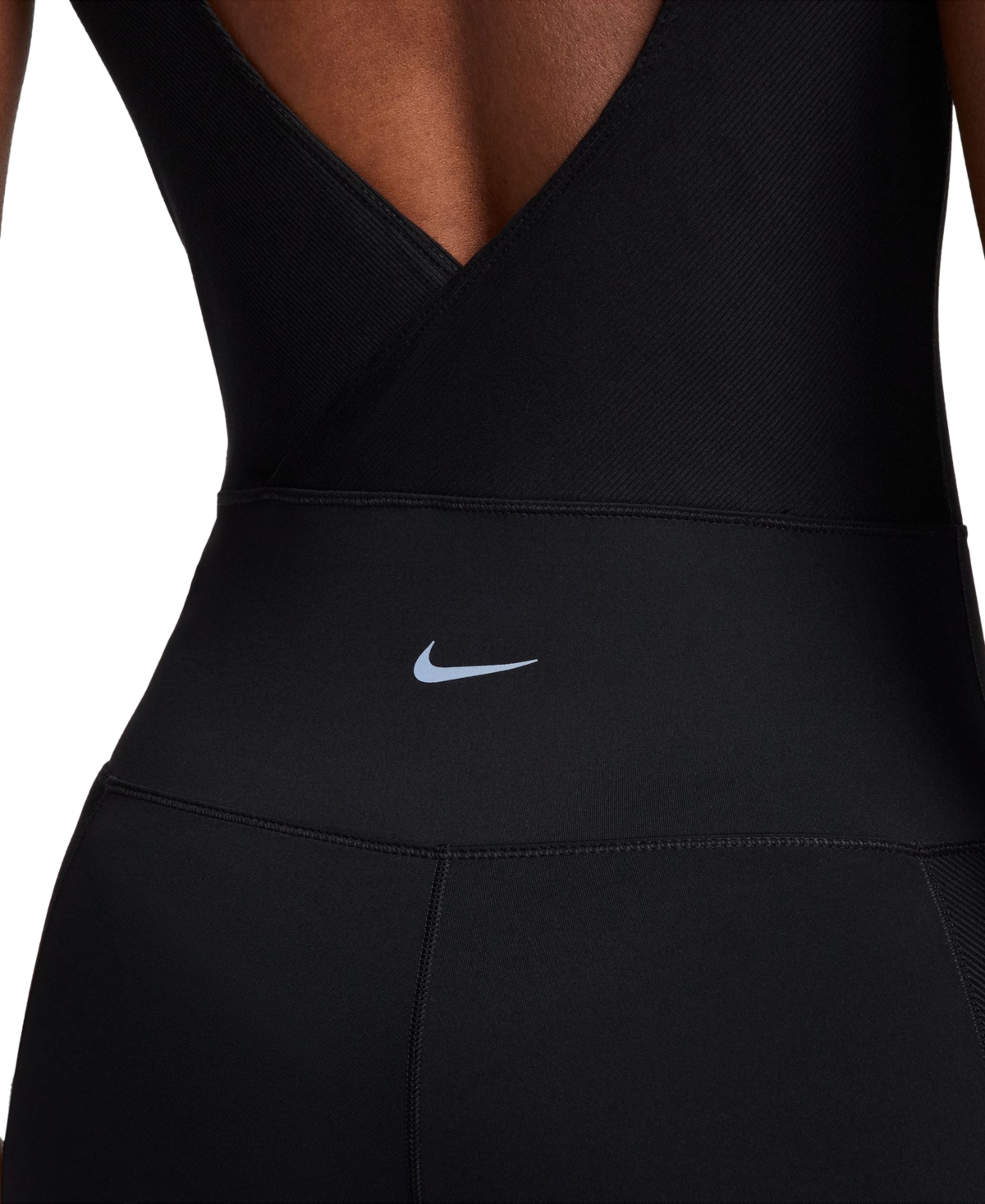 Nike Women's One Dri-fit Sleeveless Low-Back Bodysuit -black