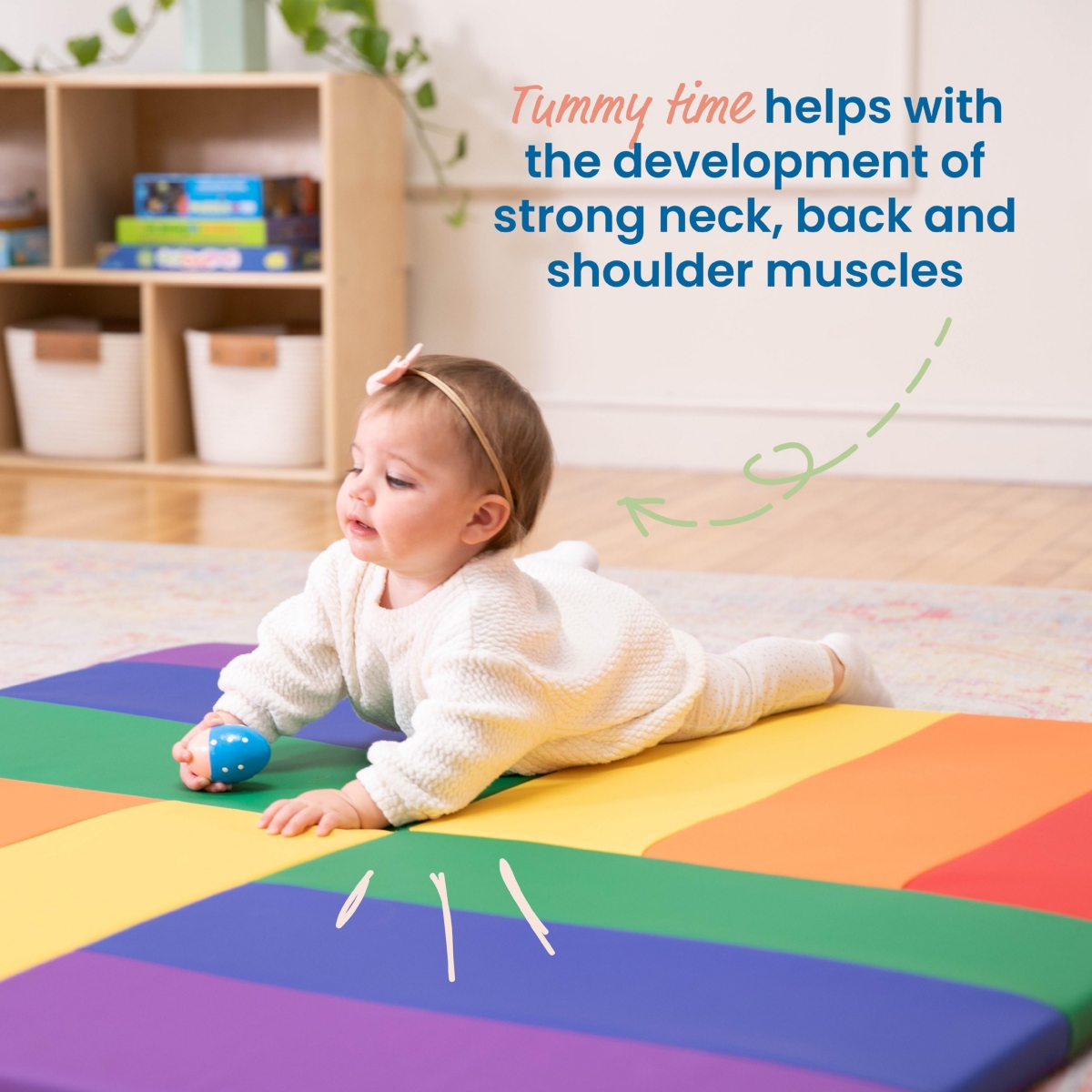 ECR4Kids SoftZone Turning Tiles Activity Mat, Assorted