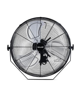 18 Inch High Velocity Waterproof 2 in 1 Floor Stand or Wall Mount Adjustable Tilt 3 Speed Outdoor Air Fan