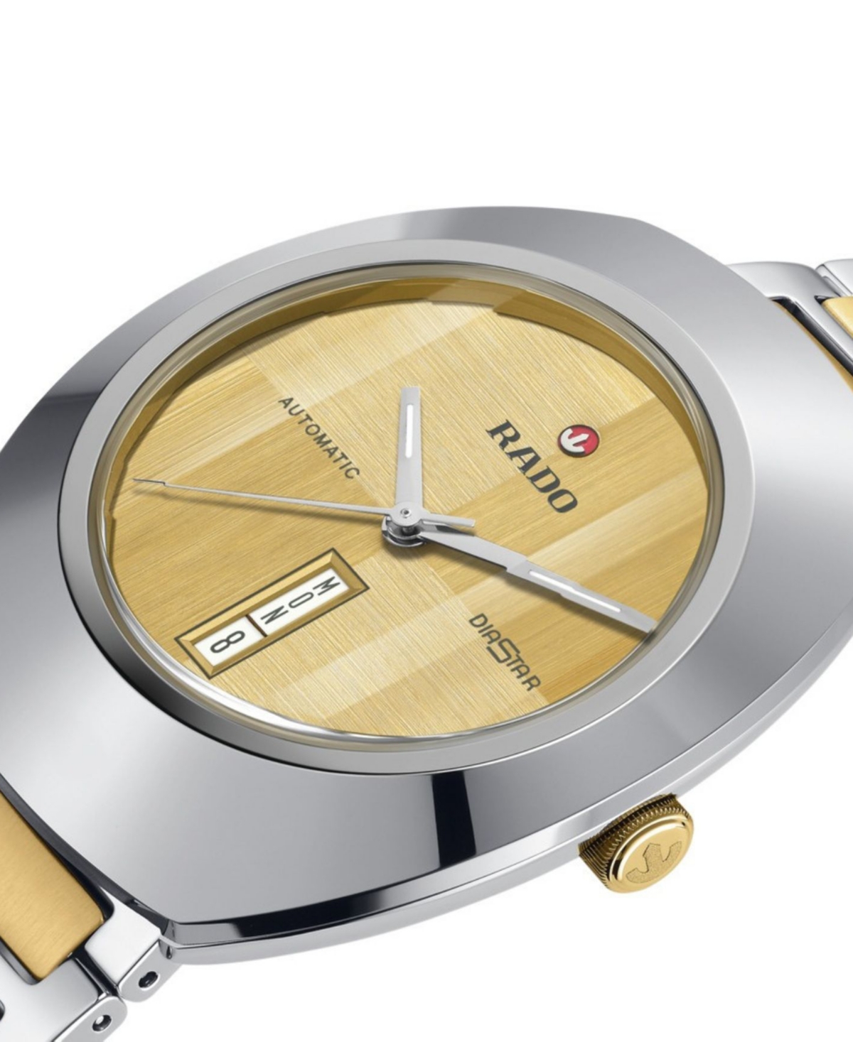 Rado Unisex Swiss Automatic Original DiaStar Two-Tone Stainless Steel Bracelet Watch 38mm