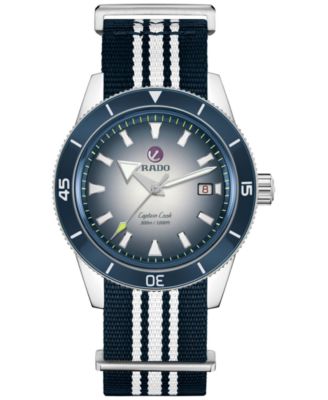 Men's Swiss Automatic Captain Cook Stainless Steel Bracelet Watch 42mm