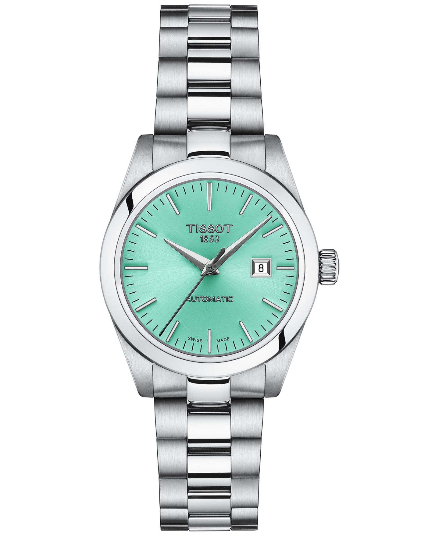 Женские часы Tissot Swiss Automatic T-My Lady Stainless Steel Bracelet Watch 29mm — фото 1