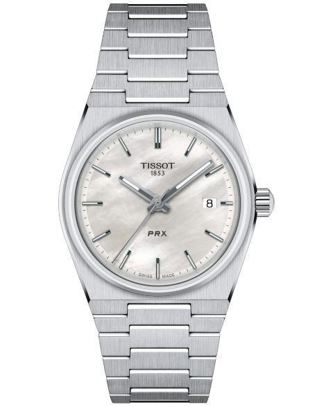 Женские часы Tissot Swiss PRX Stainless Steel Bracelet Watch 35mm