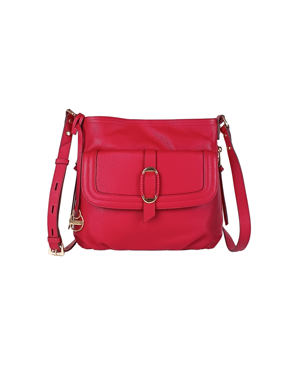 Rhoda Leather Crossbody Bag - Deep Raisin