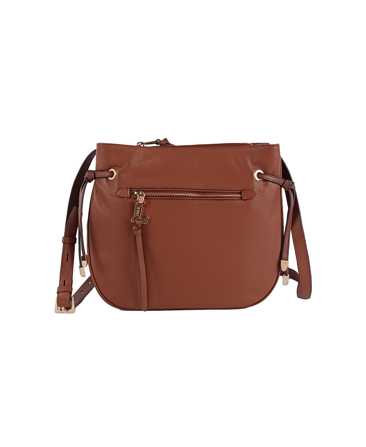 Lodis Kimberly Leather Crossbody Bag In Chesnut