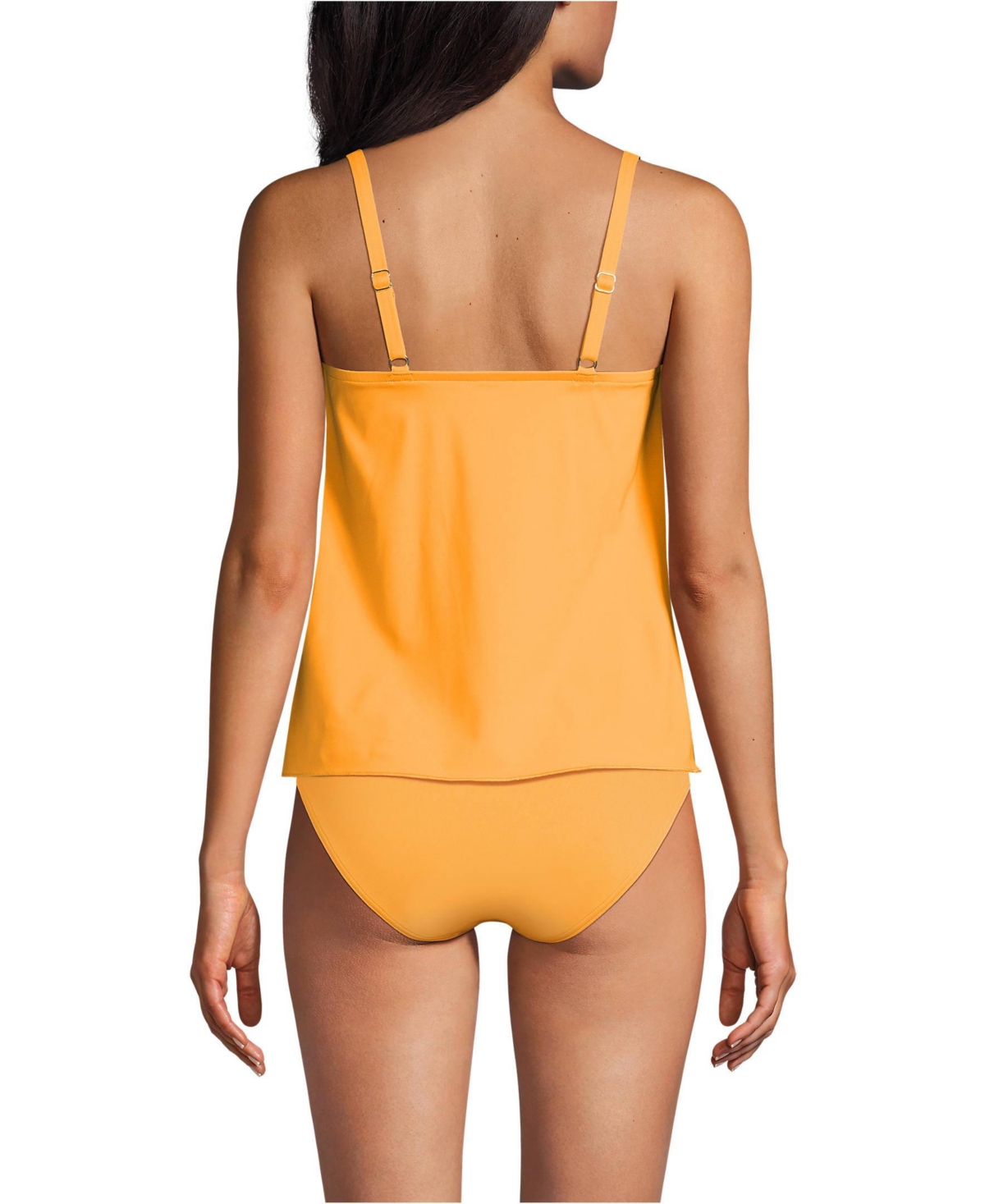 Lands' End Women's Tulip Hem Tankini Top