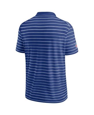 Men's Royal New York Giants Sideline Lock Up Victory Performance Polo