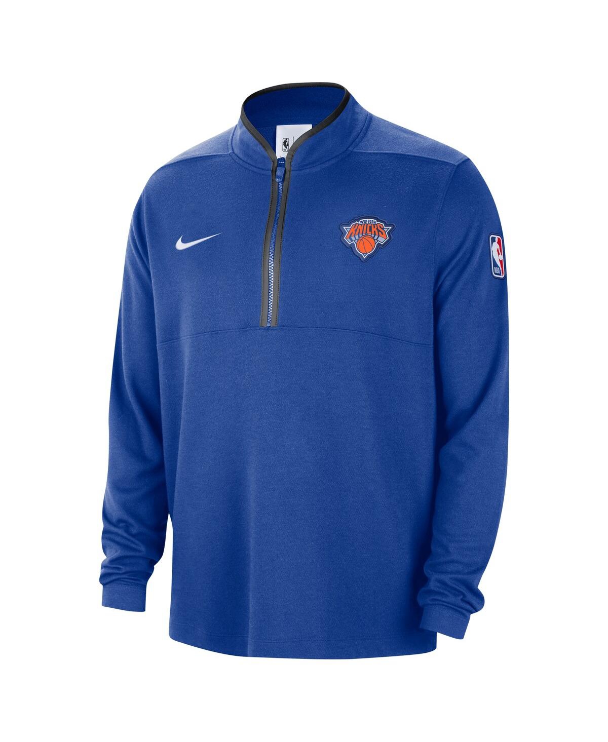 Nike Men'sNew York Knicks 2024/25 Courtside Performance Half-Zip Top - Blue