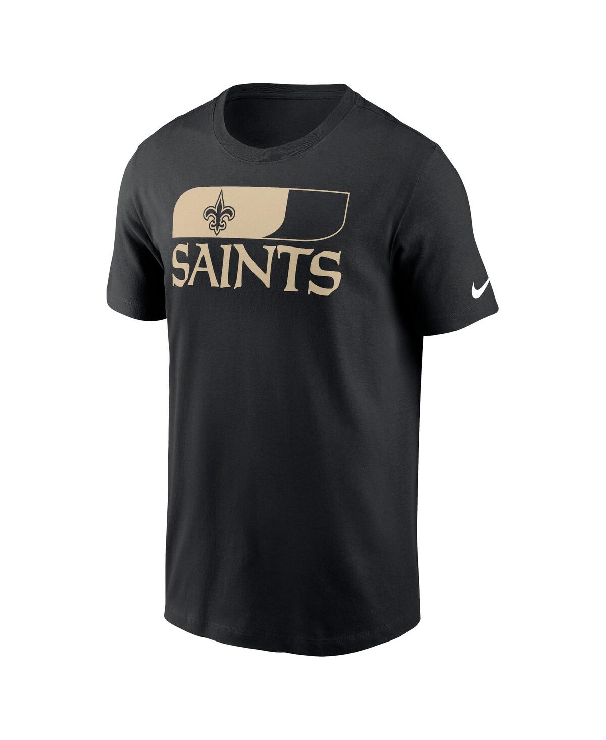 Nike Men's Black New Orleans Saints Air Essential T-shirt In Black