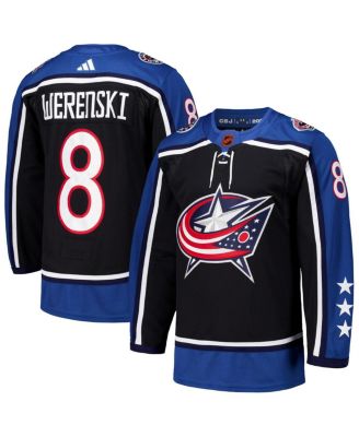 adidas Men's Zach Werenski Black Columbus Blue Jackets Reverse
