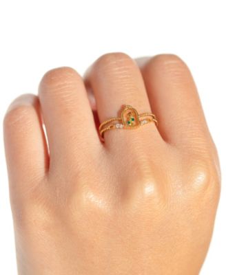 Disney Multi-Color Beauty the Beast Enchanted Rose Ring