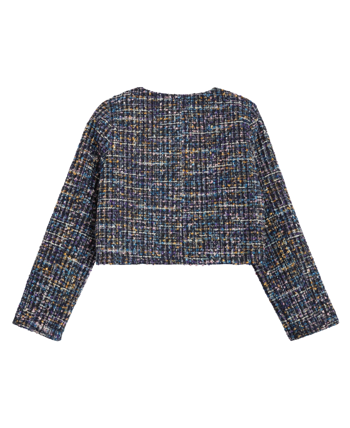 Guess Big Girls Tweed Long Sleeve Jacket