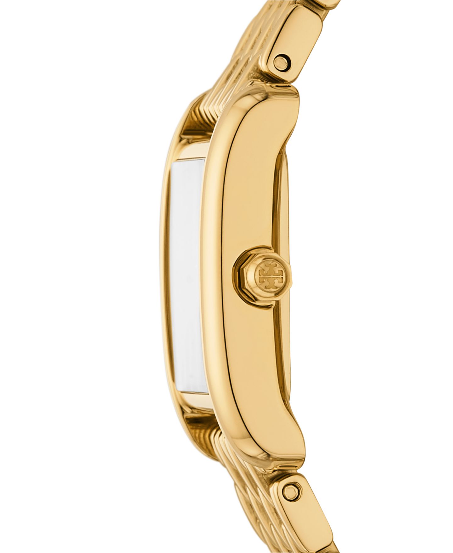 Женские часы Tory Burch The Eleanor Quartz Gold-Tone Stainless Steel Bracelet Watch 19mm — фото 2