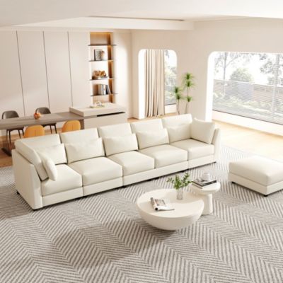 5 - Piece Upholstered Sectional, Sofa Set