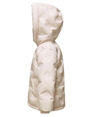 Baby Girls Fleece Lined Heart Puffer Jacket 6-24M