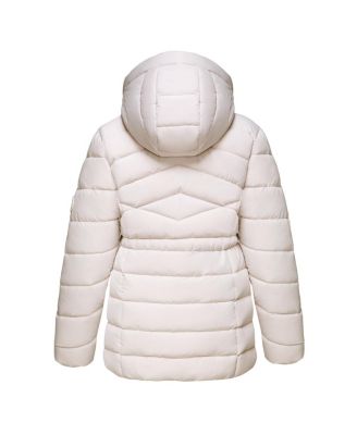 Little and Big Girl Shower Resistant Puffer Coat, Size 4-18