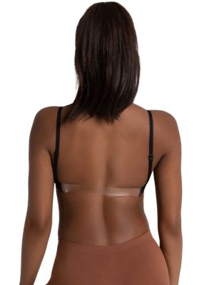 Women's Clear Neck Back Bra