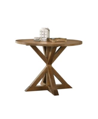Windvale Cross-Buck Base Counter Height Dining Table