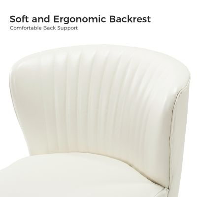 Donia Contemporary and Classic Wooden Upholstered Accent Chair