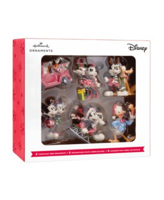 Hallmark Disney Mickey Christmas Ornaments, Set of 6