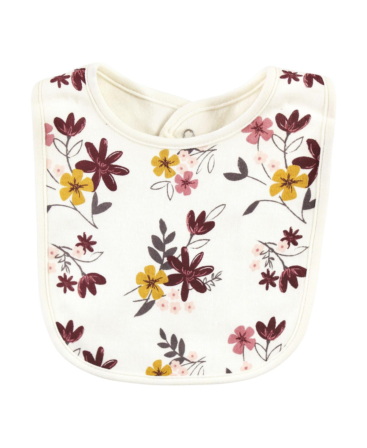 Hudson Baby Infant Girls Cotton Bibs, One Size - Mommys bestie