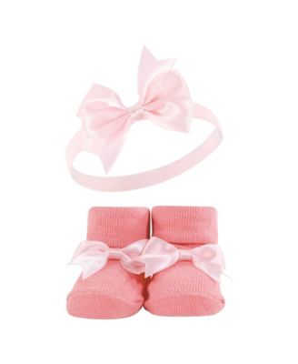 Baby Girls 10Pc Headband and Socks Set