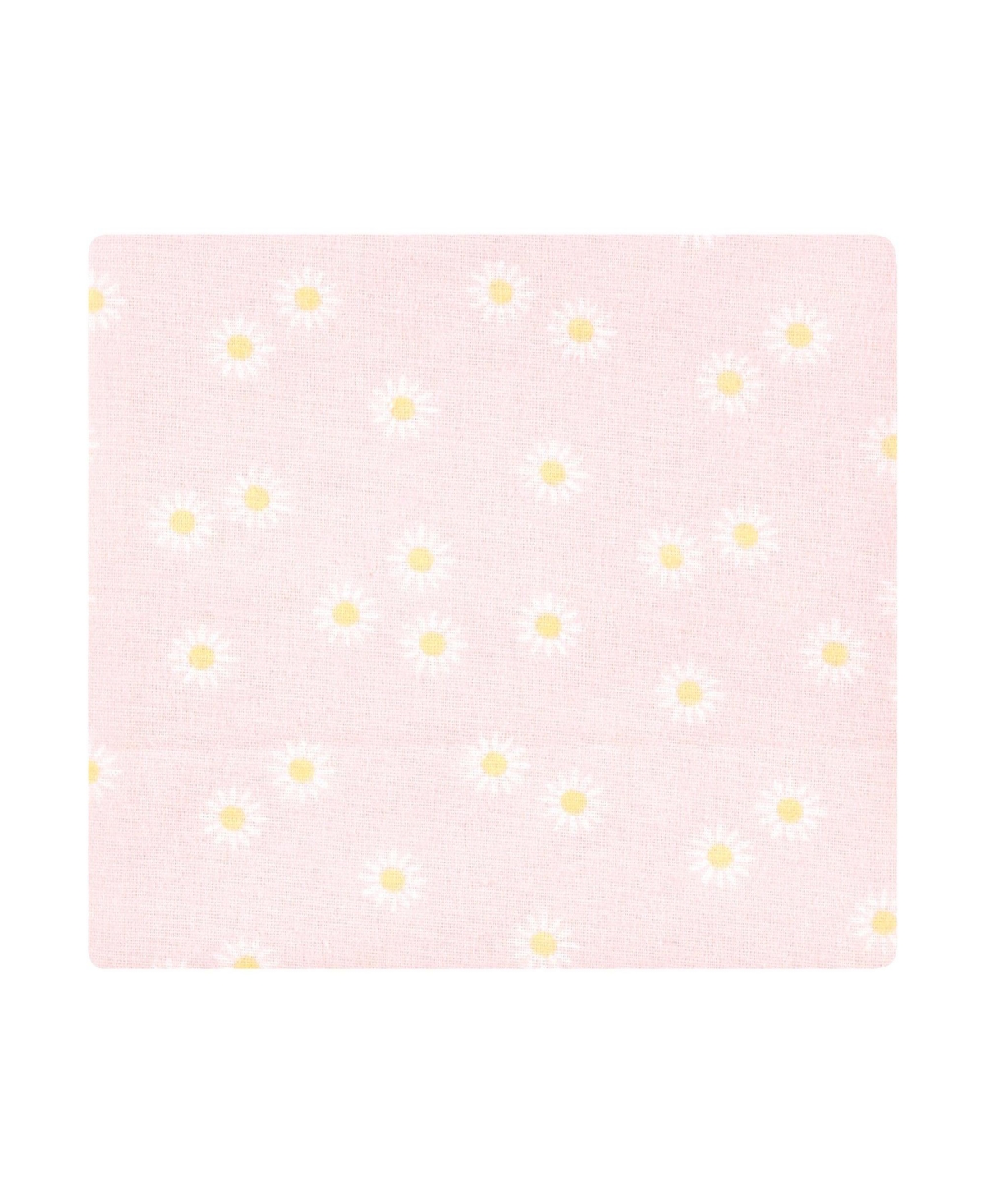 Hudson Baby Infant Girl Cotton Rich Flannel Receiving Blankets Bundle, One Size - Peace love flowers