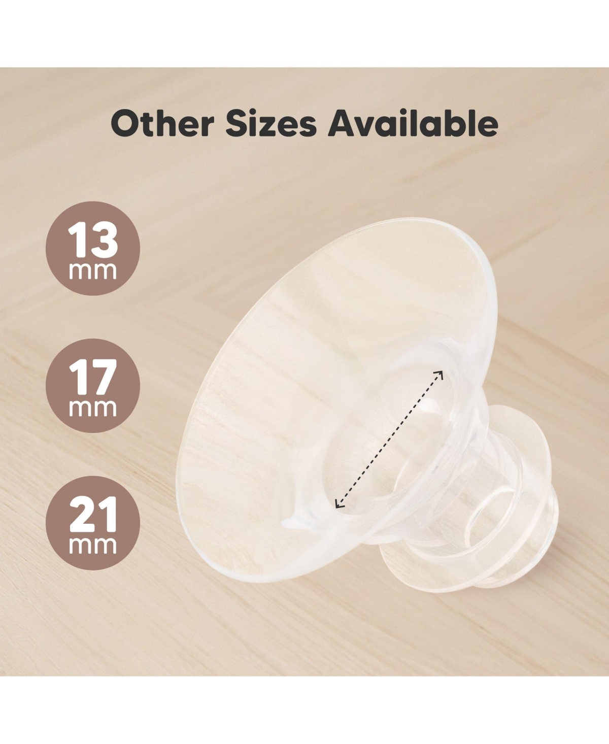 KeaBabies Breast Pump Flange13/17/21/24/27mm, Compatible With Pulse S10 Pro, Bpa-Free Replacement Pump Parts - Insert