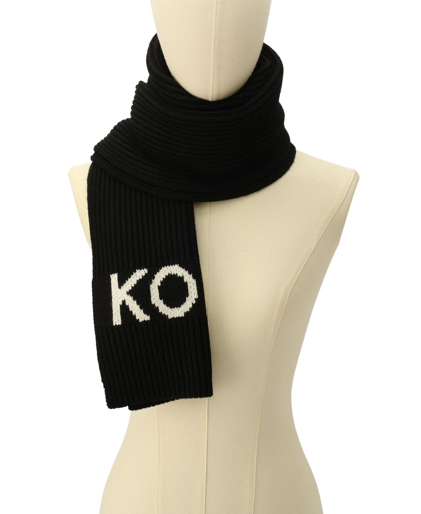 Женские комплекты Michael Kors Fisherman's Rib Beanie and Scarf Boxed Gift Set, цвет: Чёрный — фото 5