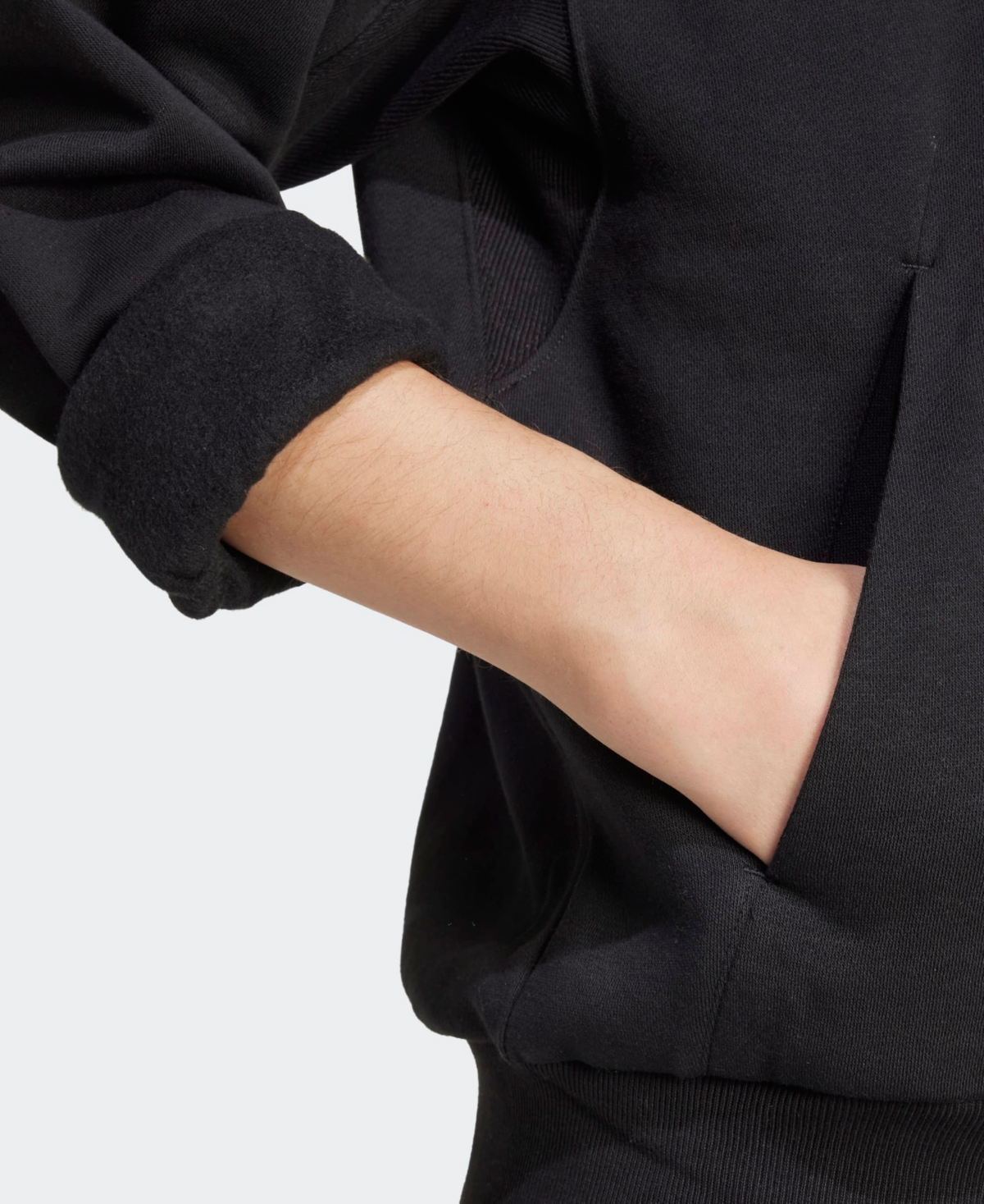 Adidas Originals Adidas All Szn Fleece Loose Hoodie In Black