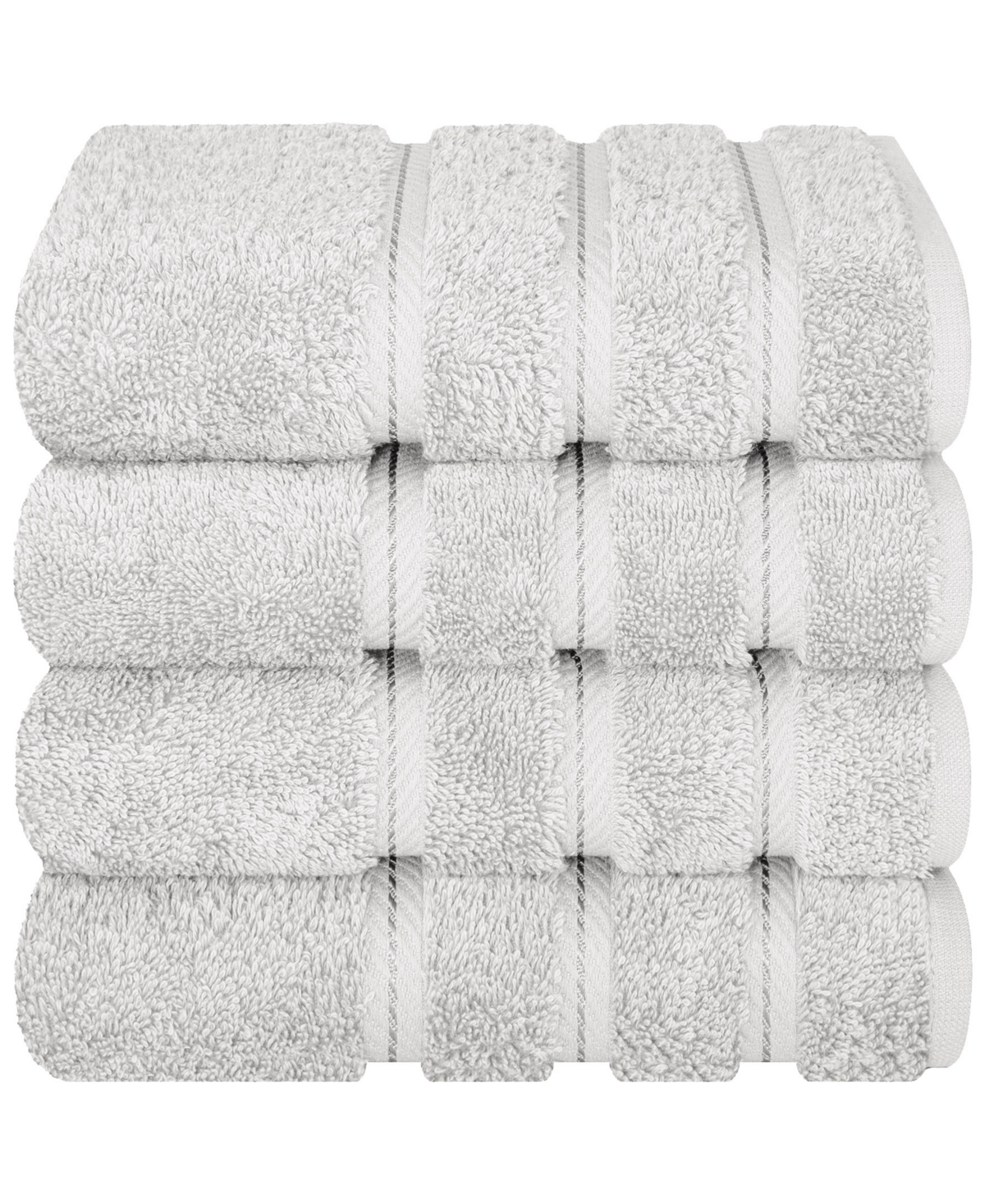American Soft Linen Edison Luxury 100% Turkish Cotton 4-Piece Hand Towel Set