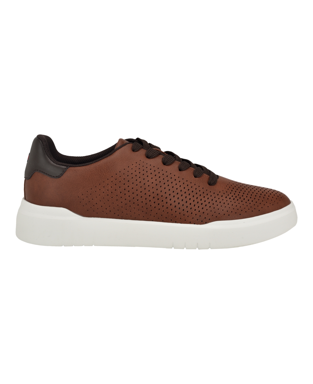 Tommy Hilfiger Men's Norwin Casual Lace Up Sneakers In Cognac,dark Brown