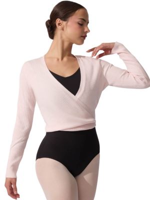 Women's Ribbed Knit Wrap Sweater