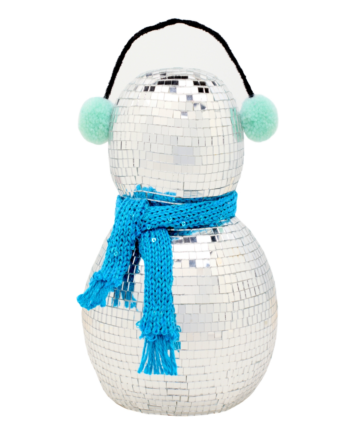 National Tree Company Disco Snowman with Blue Scarf, Inches