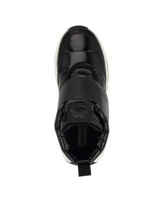 Women's Tumble Round Toe Puffy Casual Booties